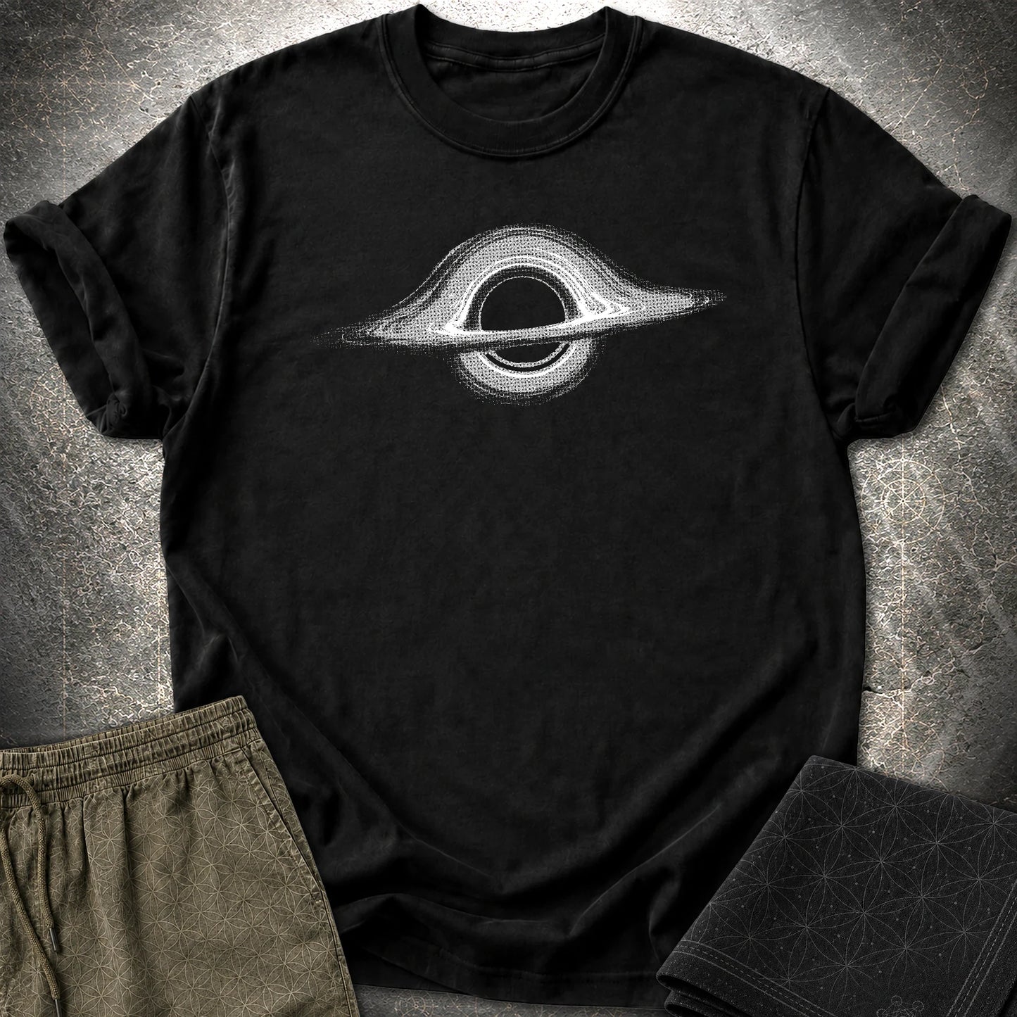 Black Hole T-Shirt, Cosmic Void Graphic Tee, Space Singularity Shirt, Minimal Astronomy Sci Fi Tee - Black Hole T-Shirt, Cosmic Void Graphic Tee, Space Singularity Shirt, Minimal Astronomy Sci Fi Tee - Black