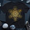 Metatron's Cube Platonic Solids T-Shirt