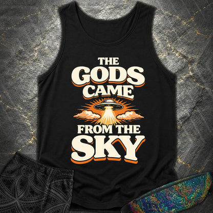 The Gods Came From Sky - The Gods Came From Sky Comfort Tank Top - Black