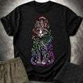 Trippy Mushroom Cat T-Shirt