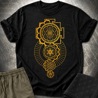 Sacred Mandalas T-Shirt - Sacred Mandalas T-Shirt - Black