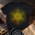 Metatron's Cube on Flower Of Life T-Shirt