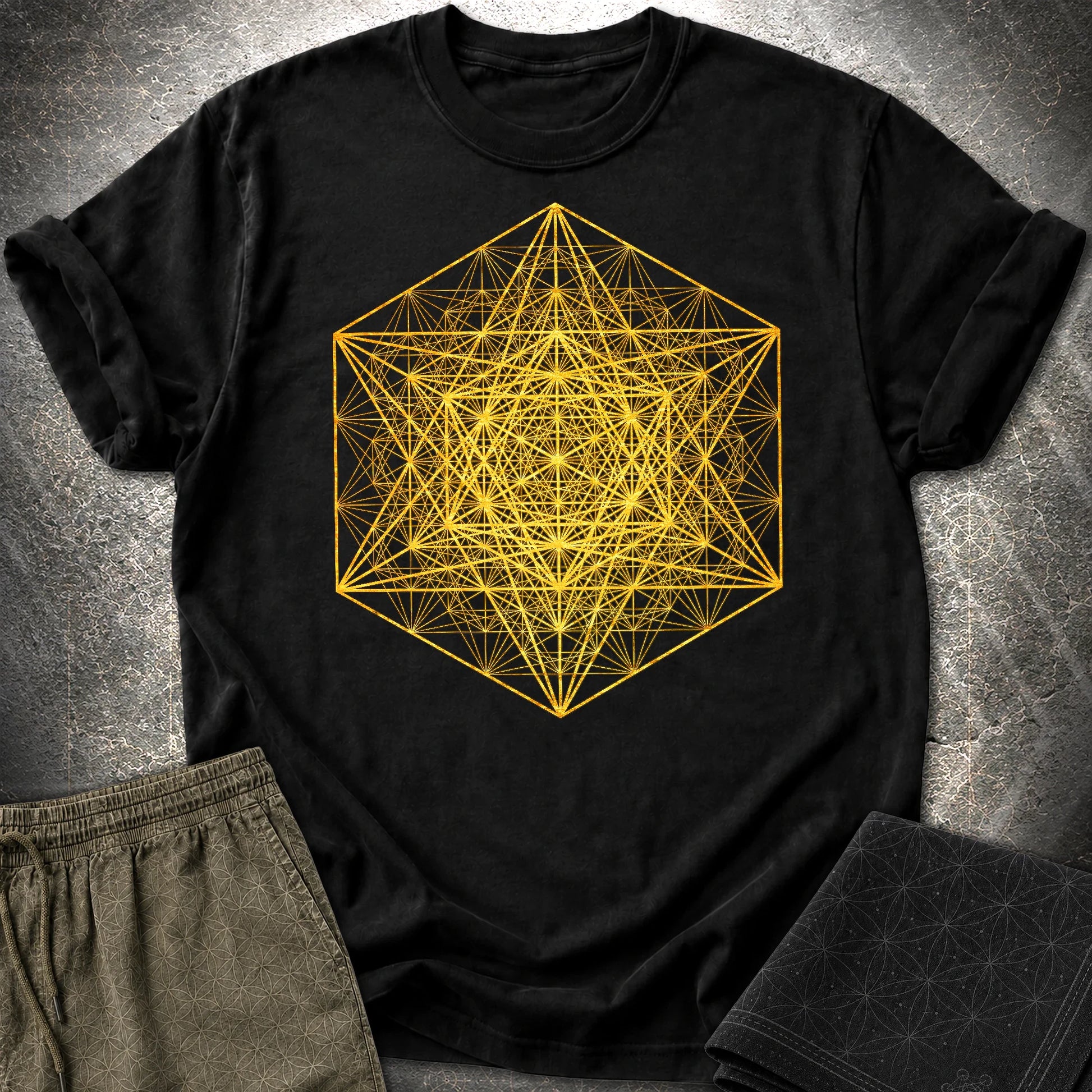 Metatron's Super Cube T-Shirt - Metatron's Super Cube T-Shirt - Black