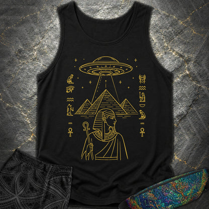 Pyramid Signal Over the Pharaoh - Pyramid Signal Over the Pharaoh Comfort Tank Top - Black