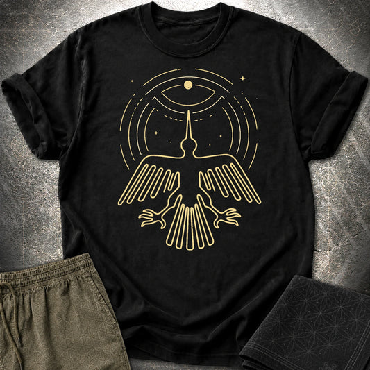Geoglif Ptaka - Geoglif Ptaka T-Shirt - Black