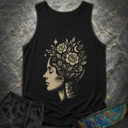 Inner Garden T-Shirt - Inner Garden Comfort Tank Top - Black