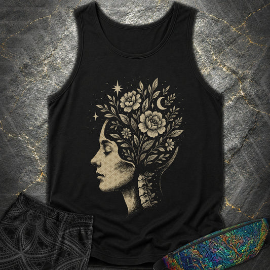 Inner Garden T-Shirt - Inner Garden Comfort Tank Top - Black