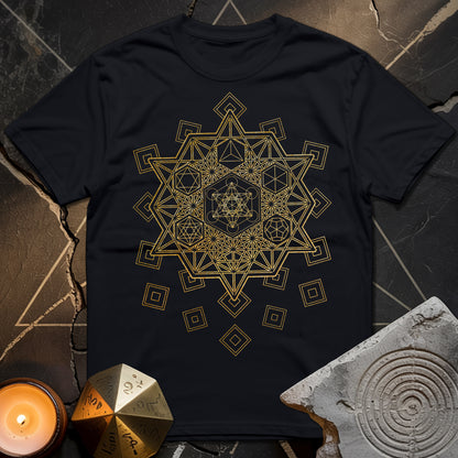 Metatron and Platonic Solids T-Shirt