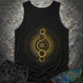 Sacred Geometry Radiating Mandala Comfort Tank Top