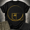 Golden Ratio Spiral Circle T-Shirt
