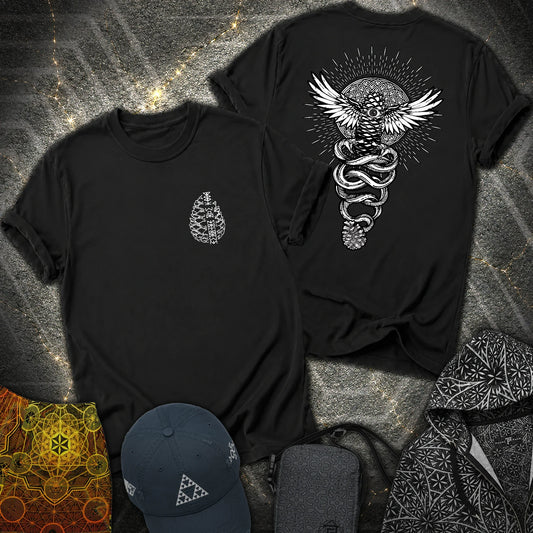 Pineal Gland Awakening 2 Sided T-Shirt - Pineal Gland Awakening 2 Sided T-Shirt - Black