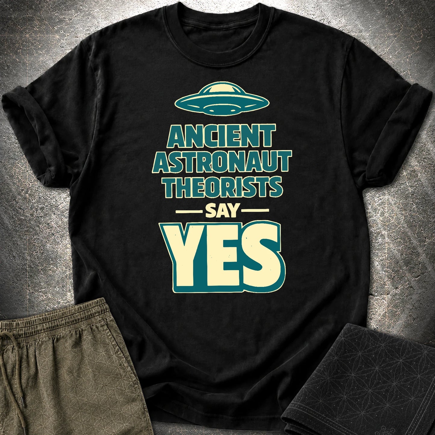Ancient Teaorist Blue - Ancient Teaorist Blue T-Shirt - Black