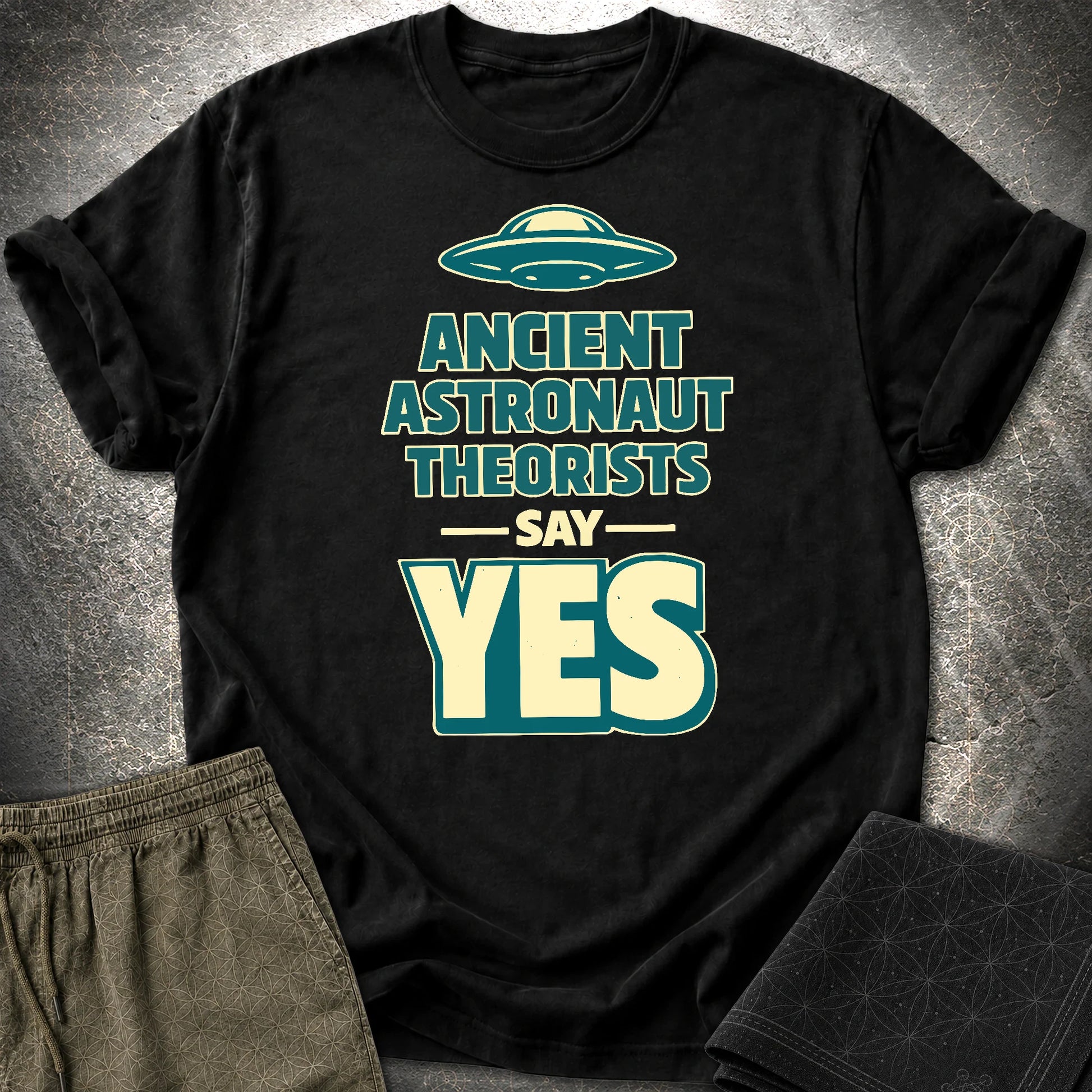 Ancient Teaorist Blue - Ancient Teaorist Blue T-Shirt - Black