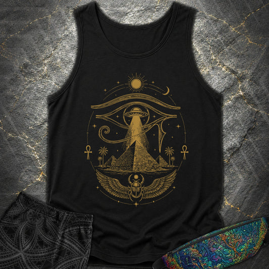 Ancient Eye Over the Pyramids - Ancient Eye Over the Pyramids Comfort Tank Top - Black