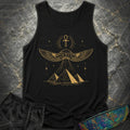 Winged Starship Over the Pyramids Comfort Tank Top