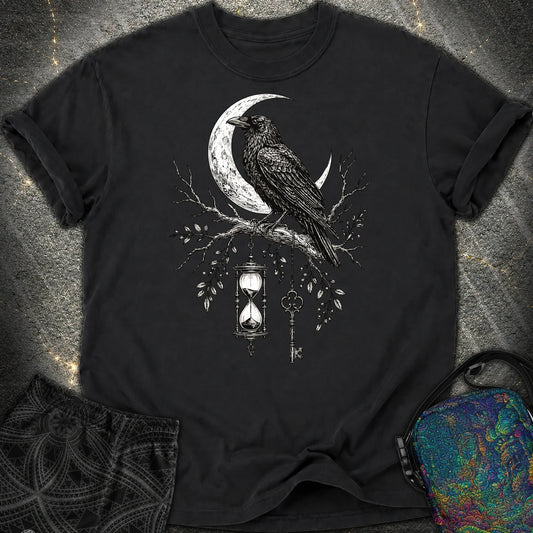 Crow Hourglass Key - Crow Hourglass Key Comfort T-Shirt - Black