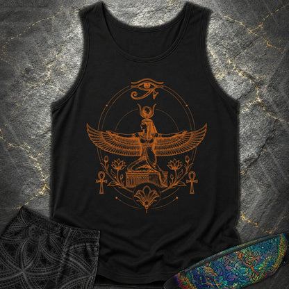 Winged Goddess of the Nile - Winged Goddess of the Nile Comfort Tank Top - Black