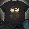 As Above So Below Swans Comfort T-Shirt