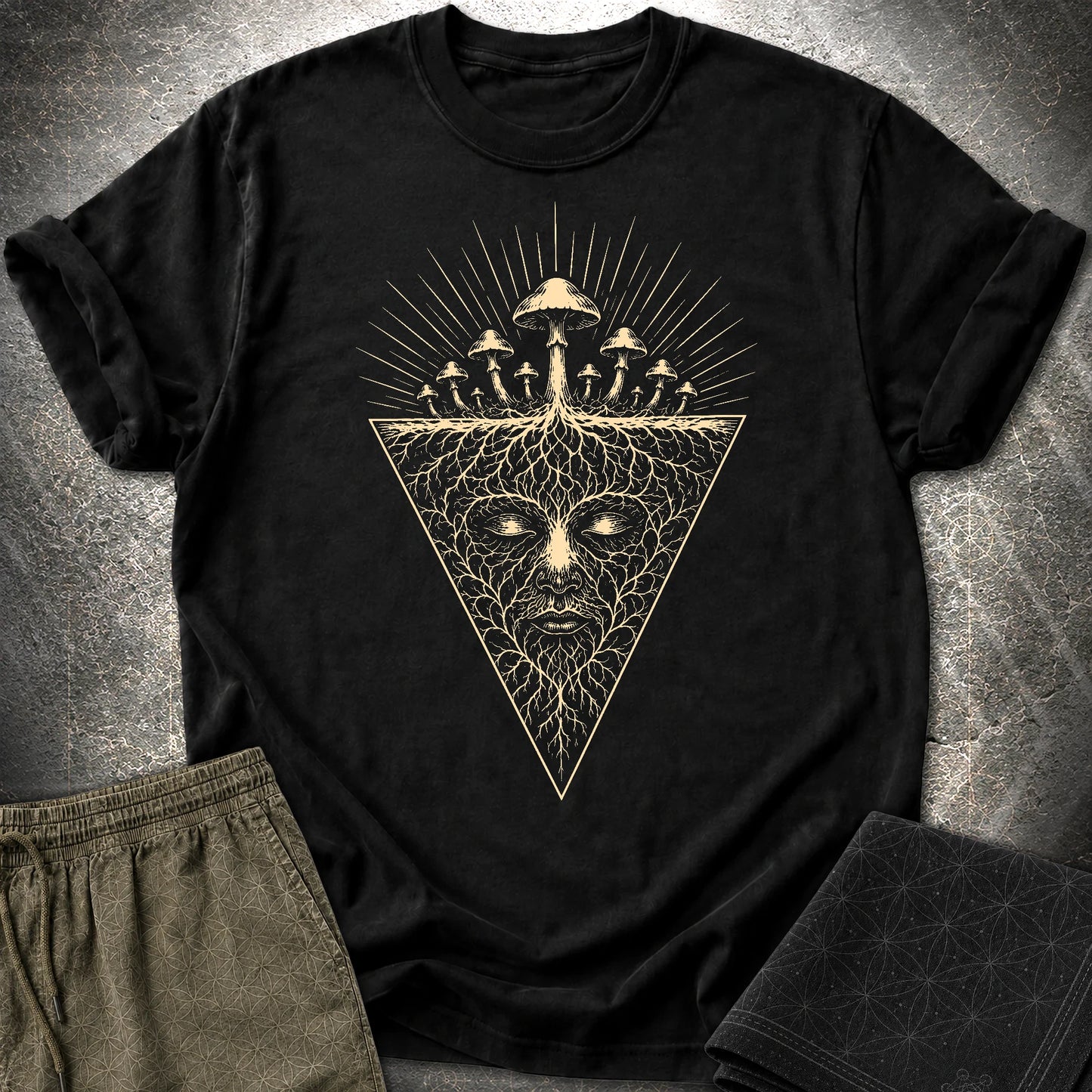Mycelium Consciousness - Mycelium Consciousness T-Shirt - Black