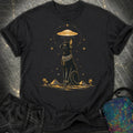 Celestial Cat Beneath the Starship Comfort T-Shirt