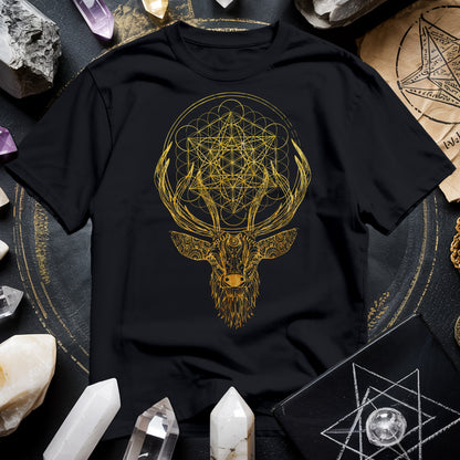 Metatron's Cube Deer T-Shirt