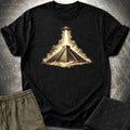 Mayan Pyramid Under the UFO T-Shirt