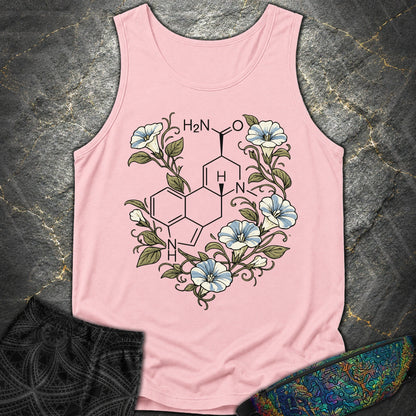 Morning Glory Molecule Color - Morning Glory Molecule Color Comfort Tank Top - Blossom
