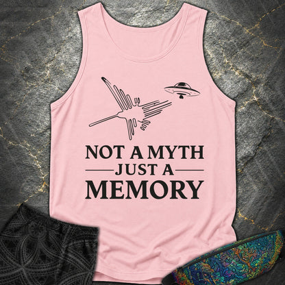 NOT MYTH JUST MEMORY Czarne - NOT MYTH JUST MEMORY Czarne Comfort Tank Top - Blossom