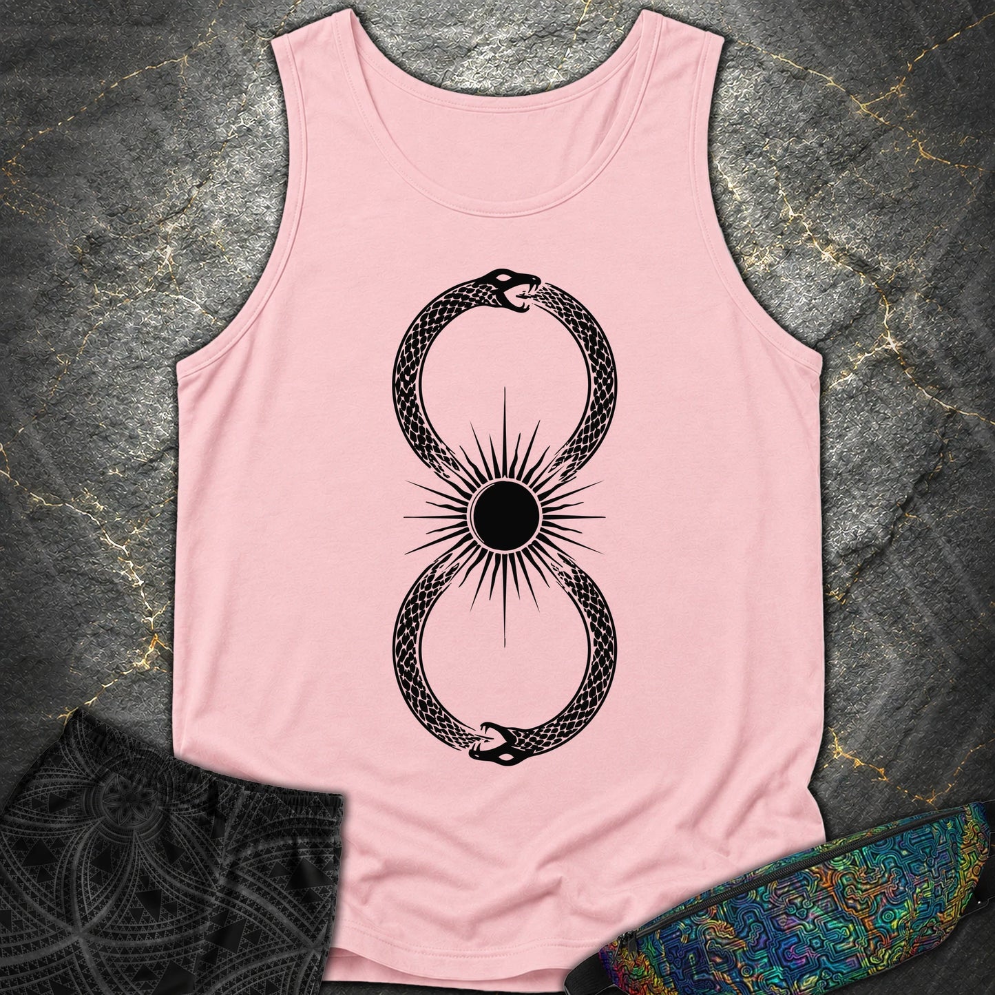 Ouroboros Sun - Ouroboros Sun Comfort Tank Top - Blossom