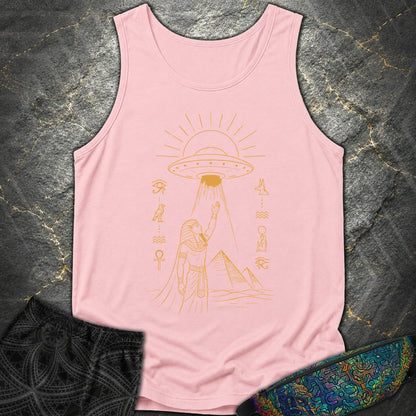 Pharaoh Reaching for the Sky Vessel - Pharaoh Reaching for the Sky Vessel Comfort Tank Top - Blossom