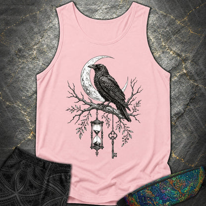 Crow Hourglass Key - Crow Hourglass Key Comfort Tank Top - Blossom