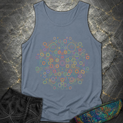 Frequency Of Color - Frequency Of Color Comfort Tank Top - Blue Jean