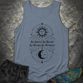 As Above So Below Sun Moon Comfort Tank Top