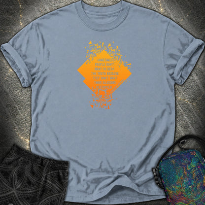 Friedrich Nietzsche Comfort T-Shirt - Friedrich Nietzsche Comfort T-Shirt - Blue Jean