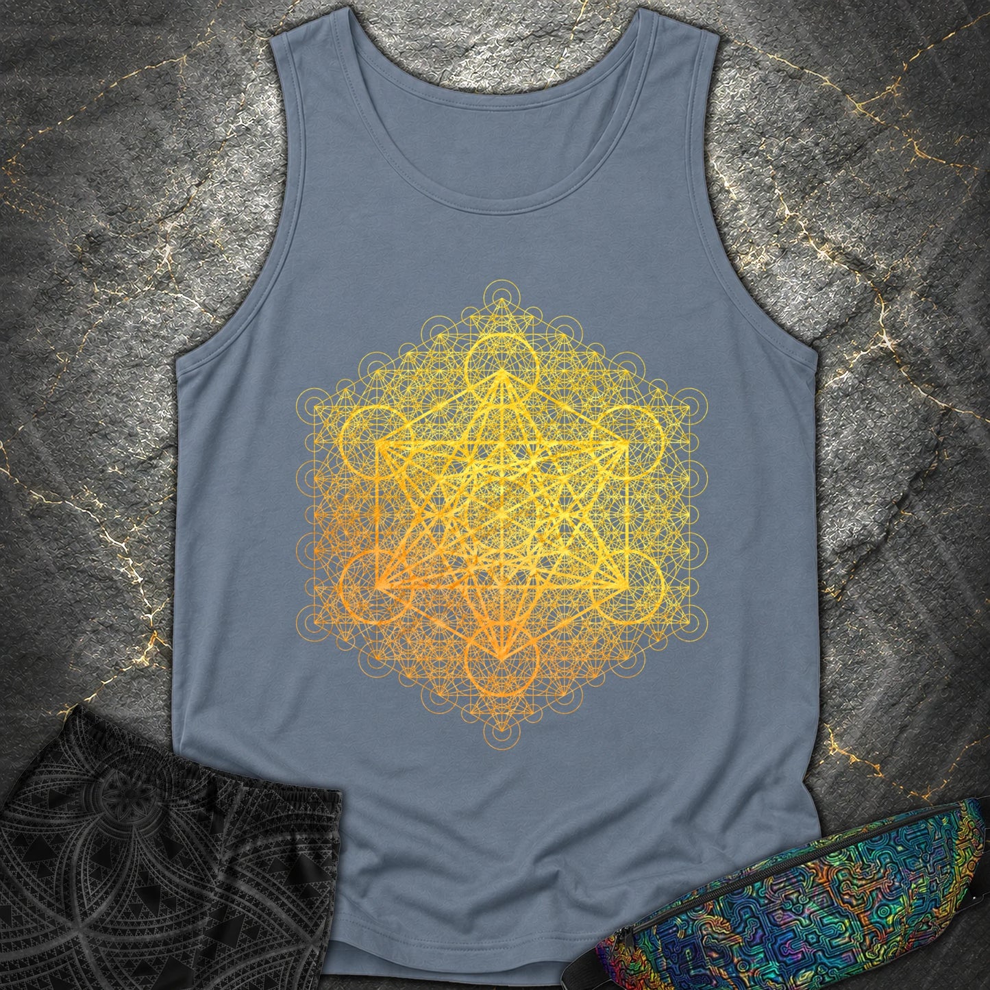 Metatron's Transcendence - Metatron's Transcendence Comfort Tank Top - Blue Jean