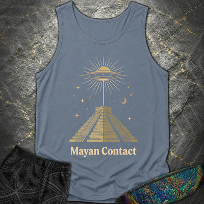Piramida Majów I UFO 2 - Piramida Majów I UFO 2 Comfort Tank Top - Blue Jean
