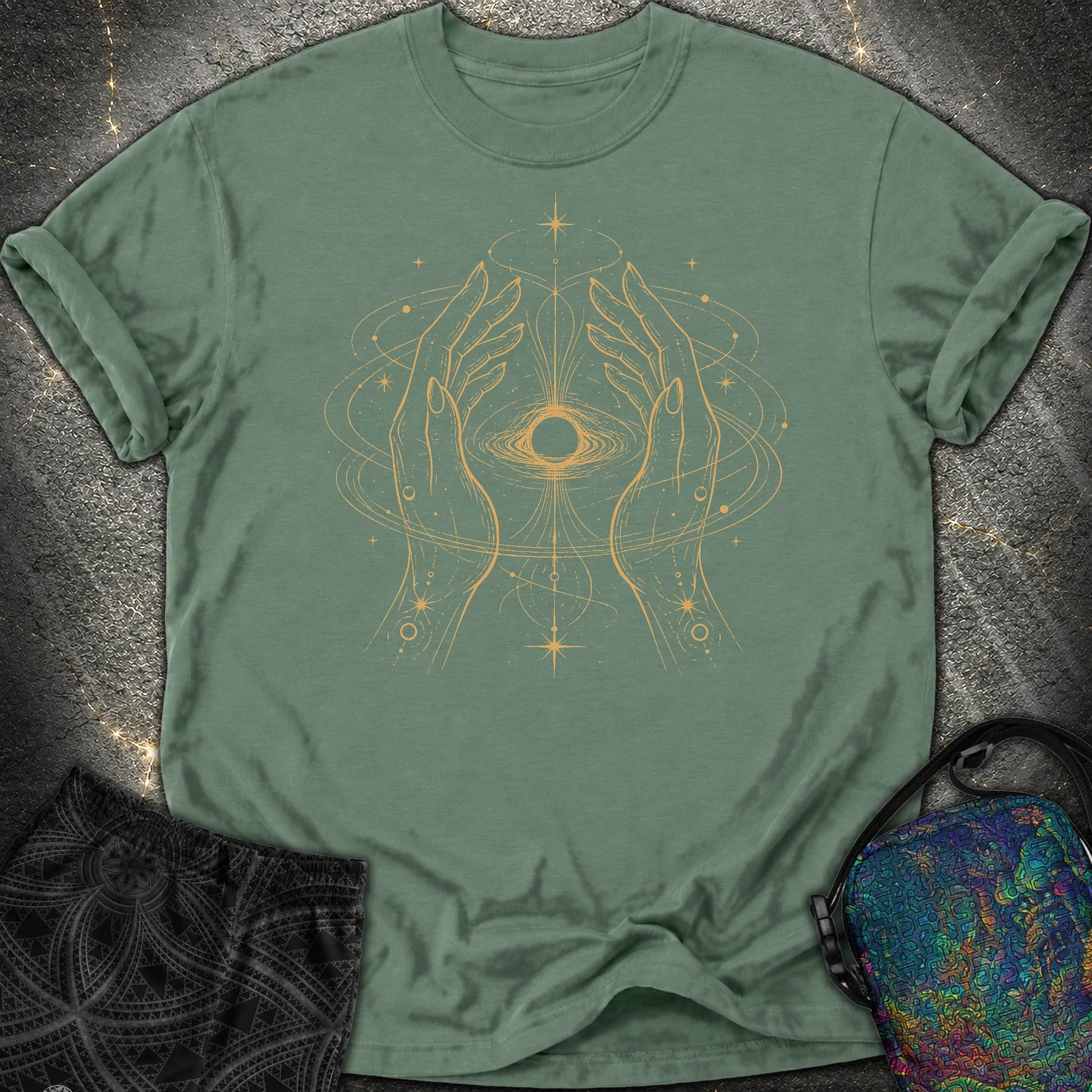 Illusion Of Control Comfort T-Shirt - Illusion Of Control Comfort T-Shirt - Blue Spruce