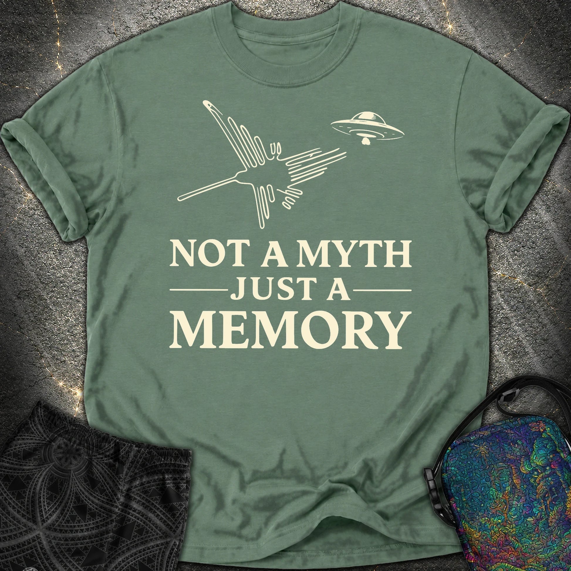NOT MYTH JUST MEMORY - NOT MYTH JUST MEMORY Comfort T-Shirt - Blue Spruce