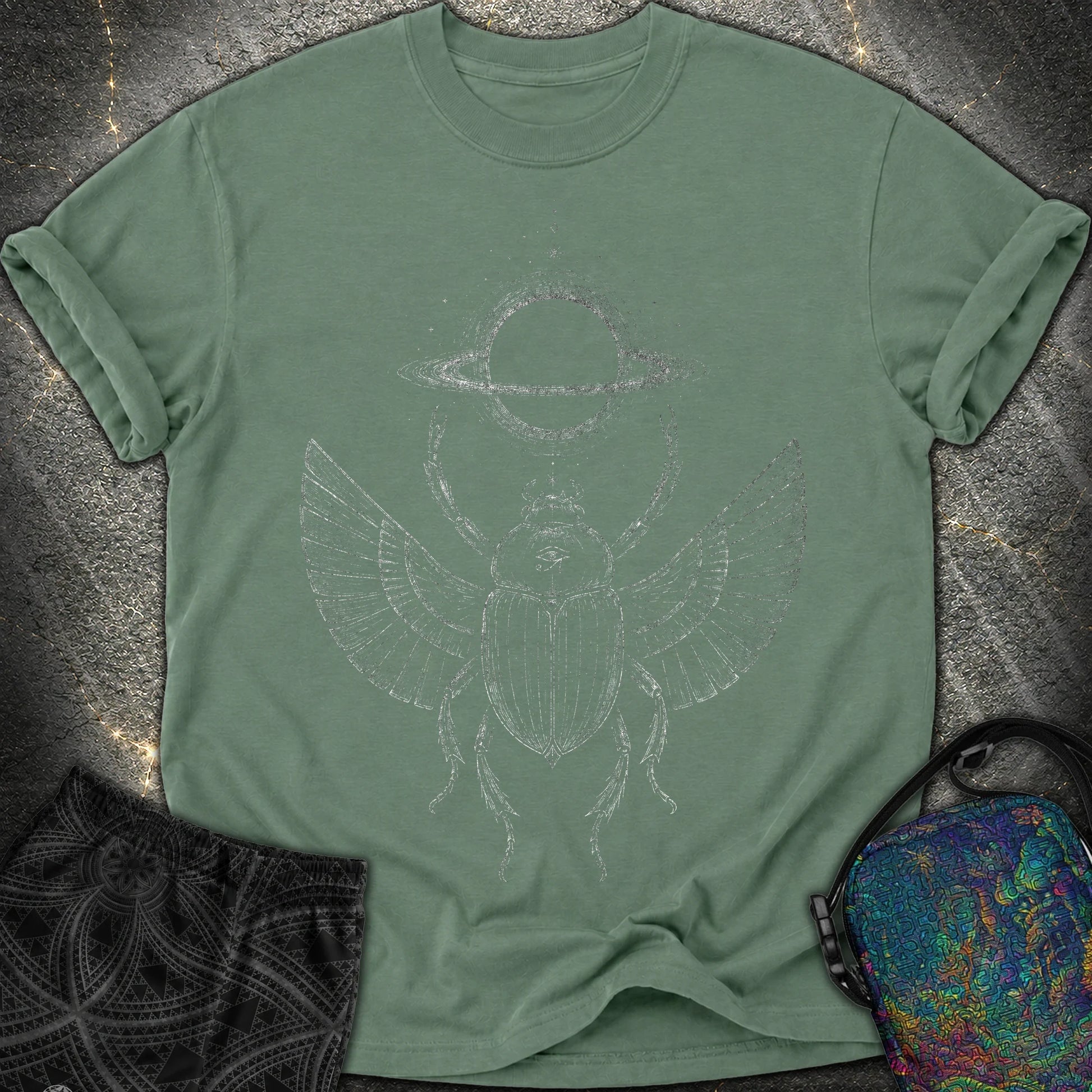 Void Scarab - Void Scarab Comfort T-Shirt - Blue Spruce