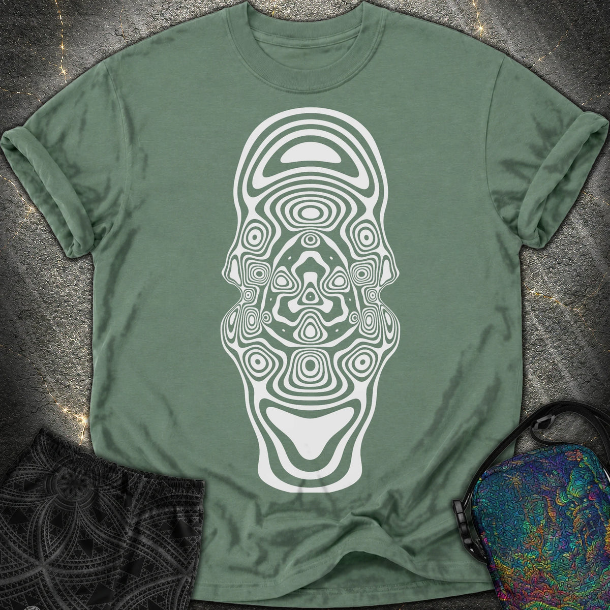 Mind Blown Comfort T-Shirt - Mind Blown Comfort T-Shirt - Blue Spruce