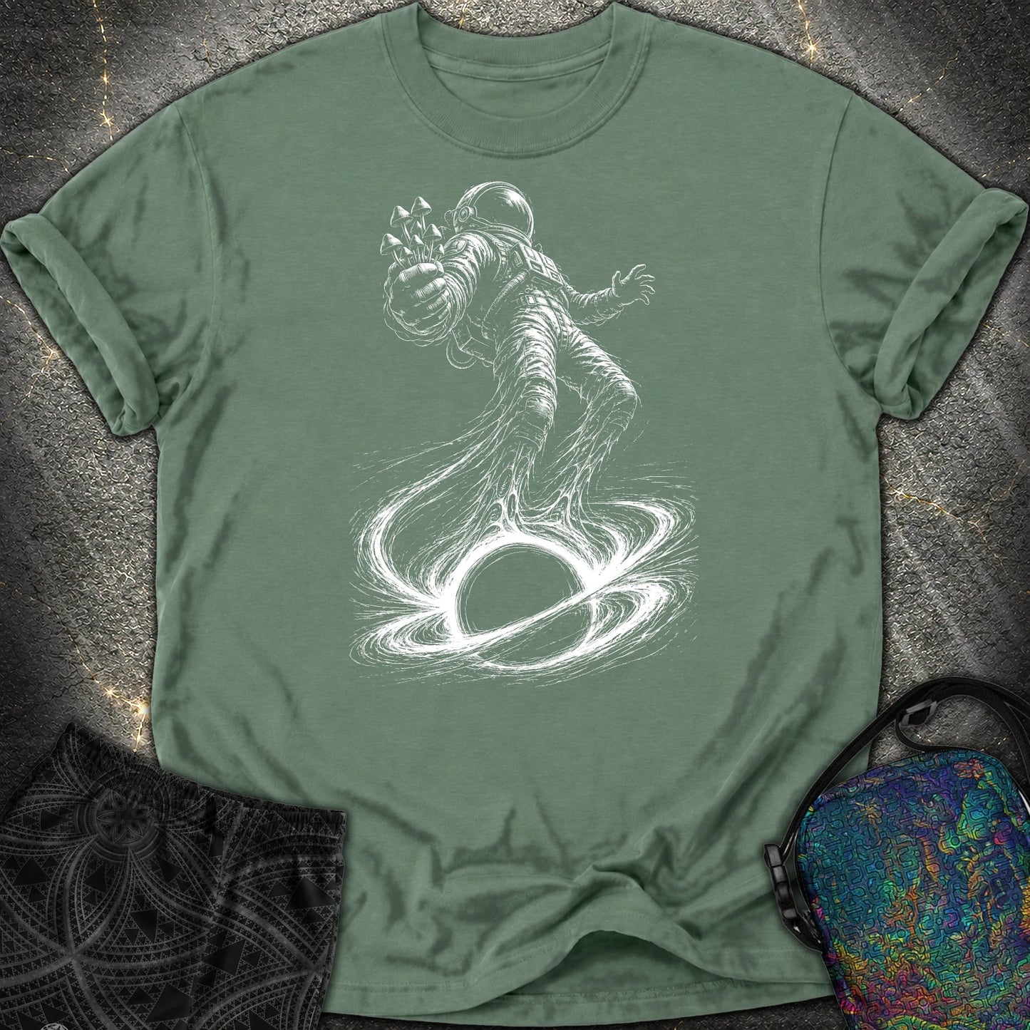 Into The Void Comfort T-Shirt - Into The Void Comfort T-Shirt - Blue Spruce