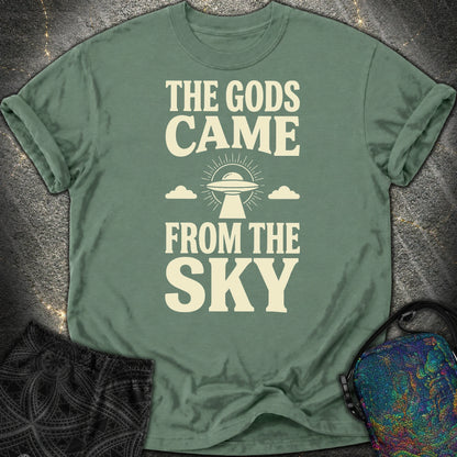 The Gods Come - The Gods Come Comfort T-Shirt - Blue Spruce