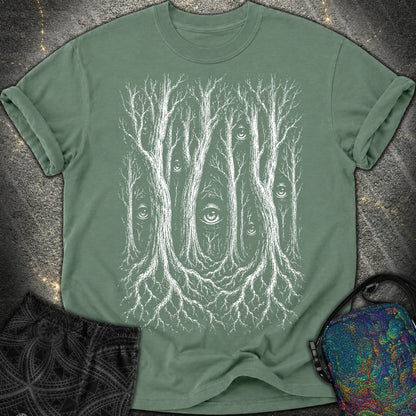 Forest Consciousness Watching - Forest Consciousness Watching Comfort T-Shirt - Blue Spruce