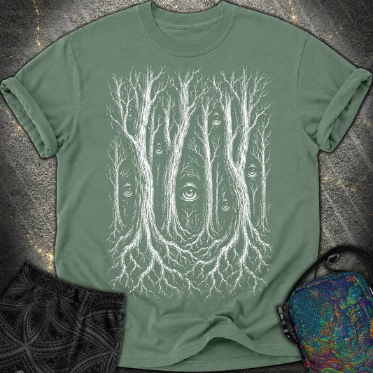 Forest Consciousness Watching - Forest Consciousness Watching Comfort T-Shirt - Blue Spruce