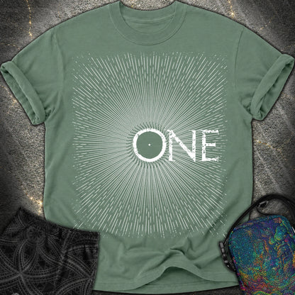We Are All One Comfort T-Shirt - We Are All One Comfort T-Shirt - Blue Spruce