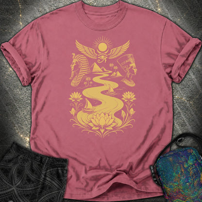 Golden Nile Between Two Crowns - Golden Nile Between Two Crowns Comfort T-Shirt - Brick