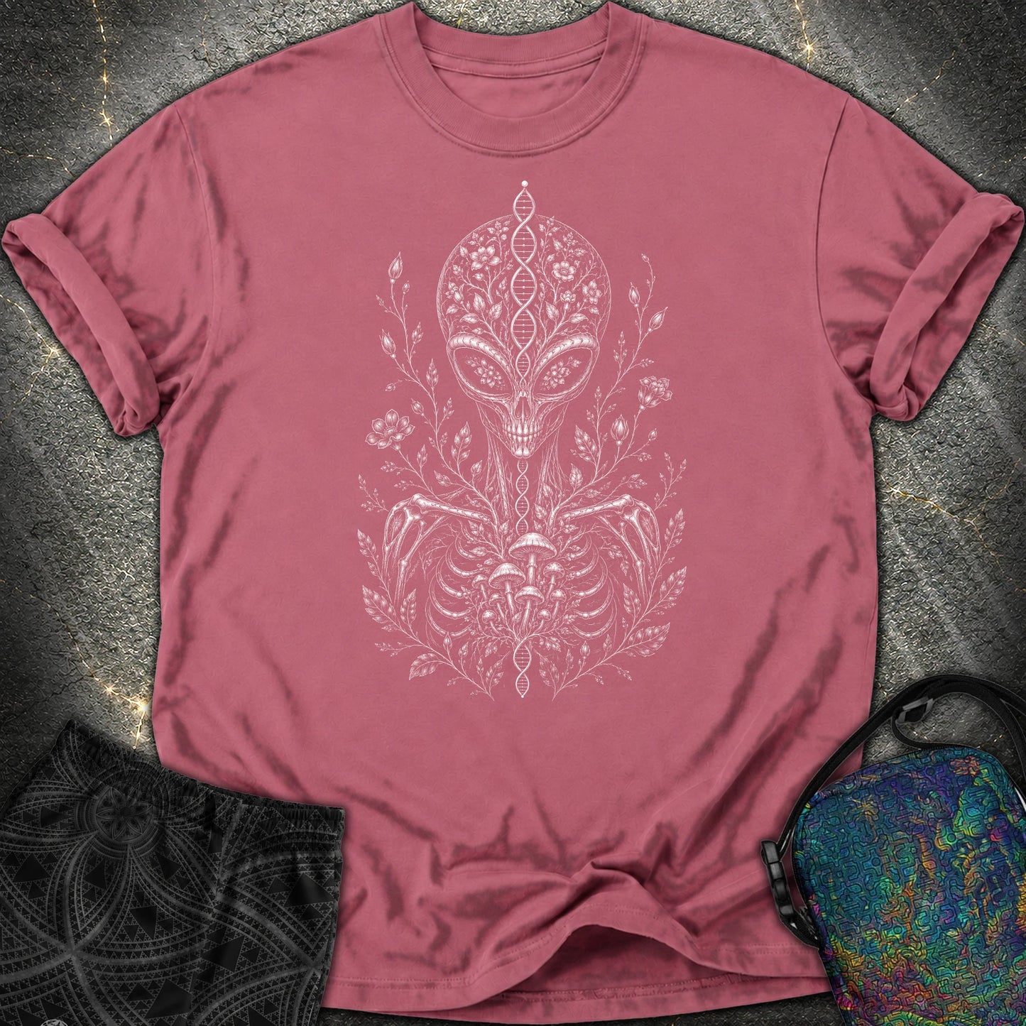 Ultraterrestrial Comfort T-Shirt - Ultraterrestrial Comfort T-Shirt - Brick