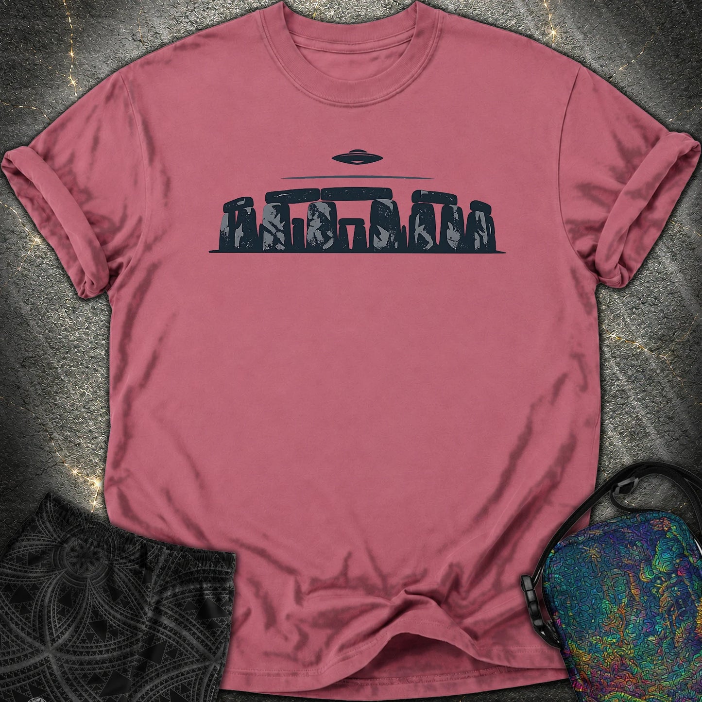 Kamienny Krąg I UFO - Kamienny Krąg I UFO Comfort T-Shirt - Brick