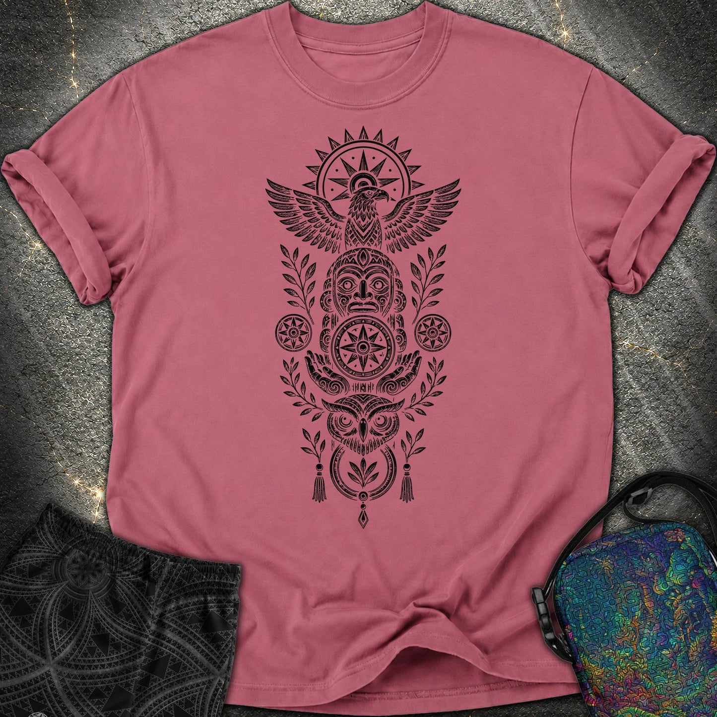 Totem Black - Totem Black Comfort T-Shirt - Brick