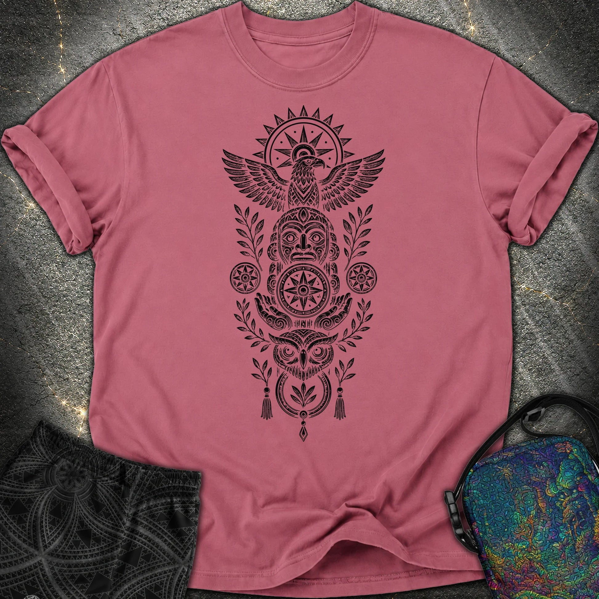 Totem Black - Totem Black Comfort T-Shirt - Brick